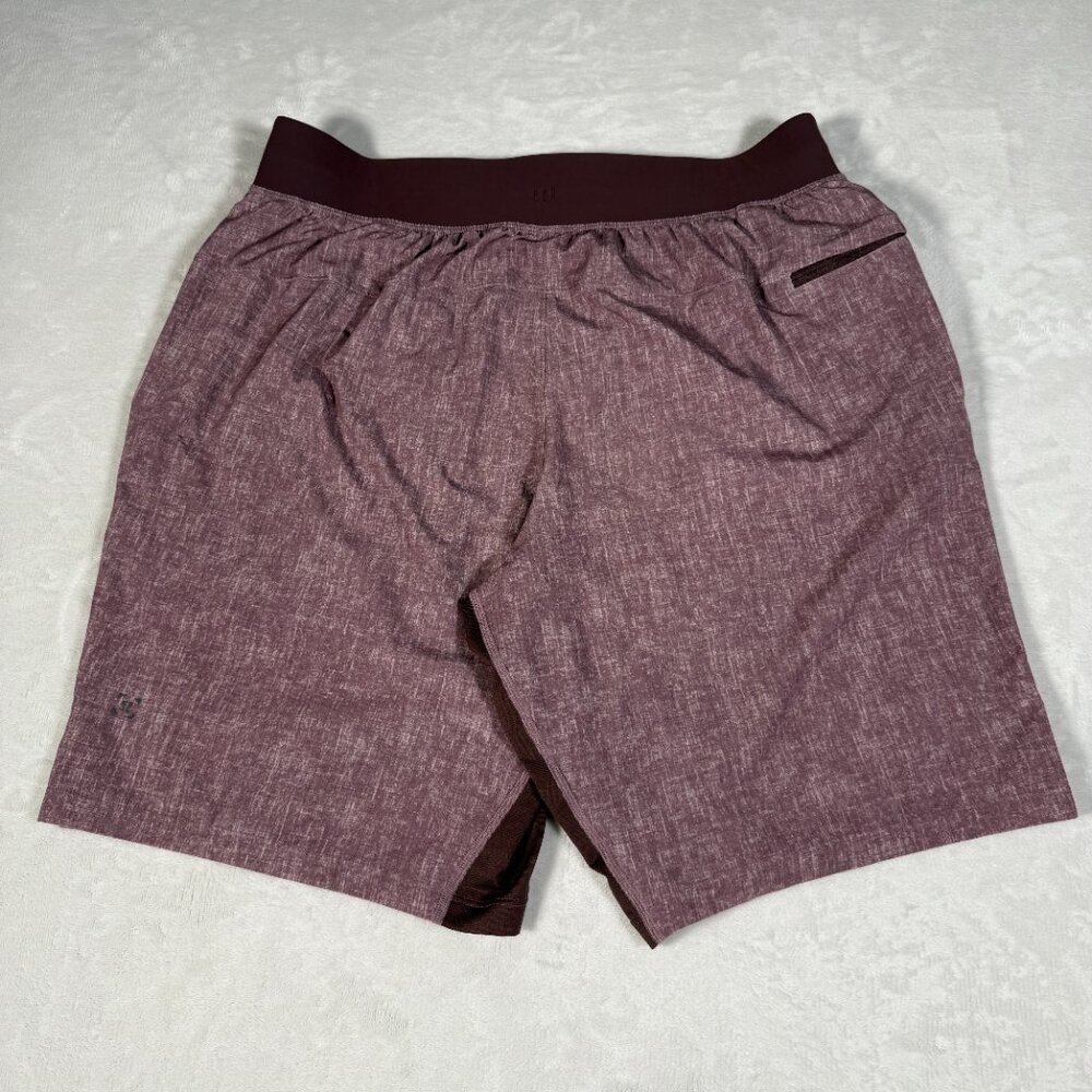 Lululemon Shorts Men Size L Running Linerless Zip Pocket Drawstring Gym EUC - Picture 7 of 9